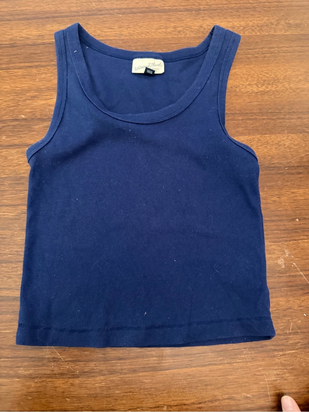 Universal Thread Navy Ribbed Tank Top